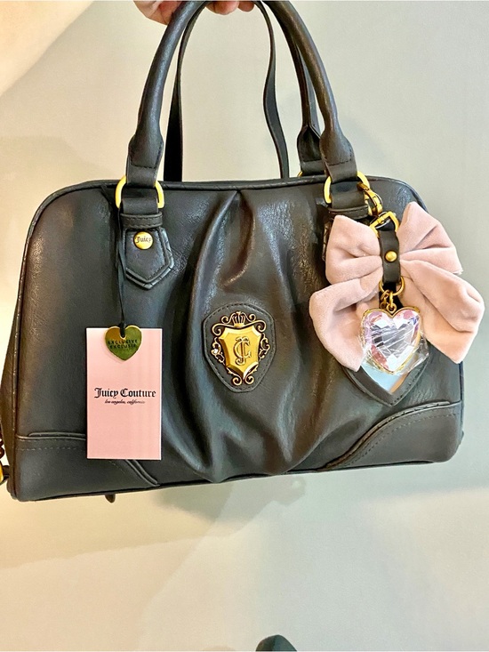 Juicy Couture Handbags - Juicy Couture Black Bow Accent Satchel Bag